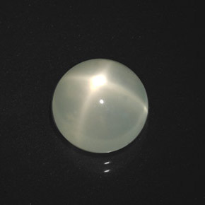 5.20 ct Cream Star Moonstone Stone, Natural Star Moonstone in Round Cabochon Shape for Sale
