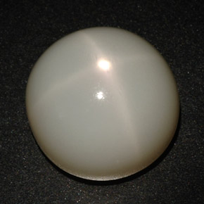 Star Moonstone Gemstone in 15.7 mm Size for Sale, Star Moonstone Stone in Cream Color