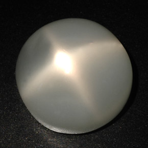 Star Moonstone Gemstone in 16.5 mm Size for Sale, Star Moonstone Stone in Cream Color