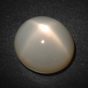 19.33 ct Cream Star Moonstone Stone, Natural Star Moonstone in Oval Cabochon Shape for Sale