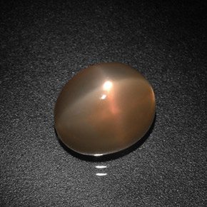 Star Moonstone Gemstone in 10.4 x 8.8 mm Size for Sale, Star Moonstone Stone in Cream Peach Color