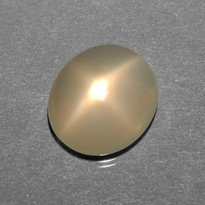 Star Moonstone Gemstone in 14 x 12 mm (calibrated) Size for Sale, Star Moonstone Stone in Cream Color