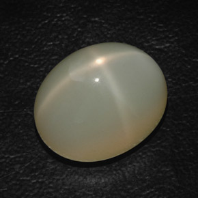 Star Moonstone Gemstone in 17.4 x 13.7 mm Size for Sale, Star Moonstone Stone in Green Color