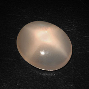 8.87 ct Orange Star Moonstone Gemstone, Star Moonstone Gem in Oval Cabochon Shape for Sale.