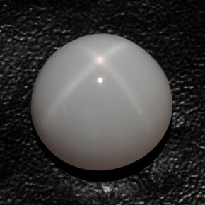 14.83 ct White Star Moonstone Stone, Natural Star Moonstone in Round Cabochon Shape for Sale