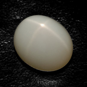 Star Moonstone Gemstone in 15.2 x 12.7 mm Size for Sale, Star Moonstone Stone in Cream Color