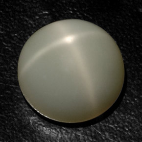 18.89 ct Cream Star Moonstone Stone, Natural Star Moonstone in Round Cabochon Shape for Sale