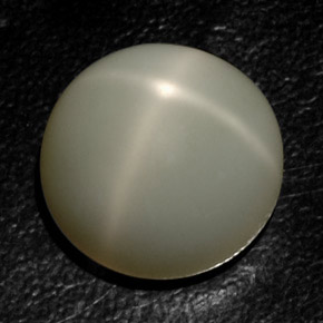 Star Moonstone Gemstone in 16.5 mm Size for Sale, Star Moonstone Stone in Cream Color