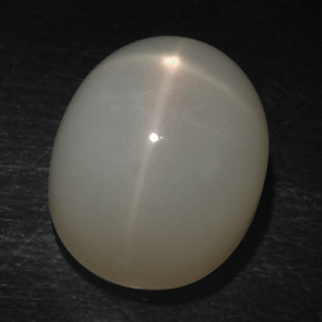 Star Moonstone Gemstone in 14 x 12 mm (calibrated) Size for Sale, Star Moonstone Stone in Milky White Color