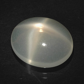 Star Moonstone Gemstone in 12.7 x 10.7 mm Size for Sale, Star Moonstone Stone in Cream Color