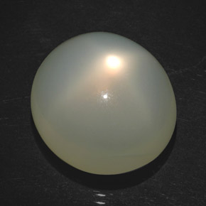 18.20 ct Cream Star Moonstone Stone, Natural Star Moonstone in Oval Cabochon Shape for Sale