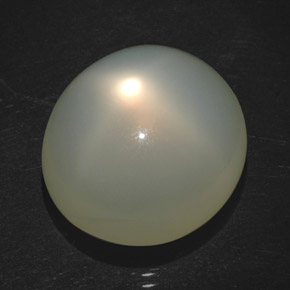 Star Moonstone Gemstone in 17.1 x 15.9 mm Size for Sale, Star Moonstone Stone in Cream Color