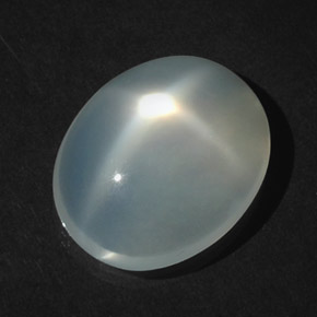Star Moonstone Gemstone in 16.3 x 13.2 mm Size for Sale, Star Moonstone Stone in White Color