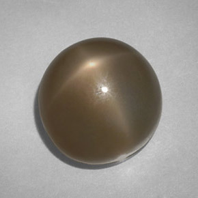 Star Moonstone Gemstone in 13 mm (calibrated) Size for Sale, Star Moonstone Stone in Smoke Color
