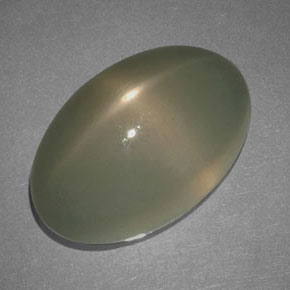 Star Moonstone Gemstone in 20 x 13 mm Size for Sale, Star Moonstone Stone in Smoke Color