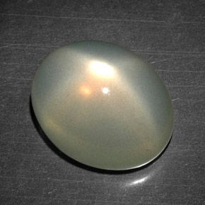 12.93 ct Orange Star Moonstone Gemstone, Star Moonstone Gem in Oval Cabochon Shape for Sale.