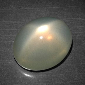 12.93 ct Orange Star Moonstone Stone, Natural Star Moonstone in Oval Cabochon Shape for Sale
