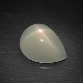 Star Moonstone Gemstone in 12.9 x 9.6 mm Size for Sale, Star Moonstone Stone in Milky White Color