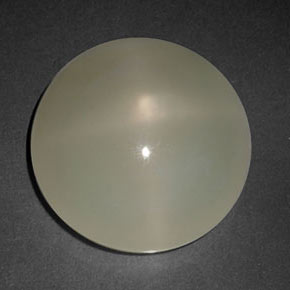 10.42 ct Cream Star Moonstone Stone, Natural Star Moonstone in Round Cabochon Shape for Sale