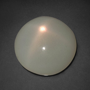 Star Moonstone Gemstone in 14 mm (calibrated) Size for Sale, Star Moonstone Stone in Cream Color
