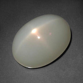 Star Moonstone Gemstone in 16 x 12 mm (calibrated) Size for Sale, Star Moonstone Stone in Milky White Color