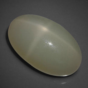 23.22 ct Cream Star Moonstone Stone, Natural Star Moonstone in Oval Cabochon Shape for Sale