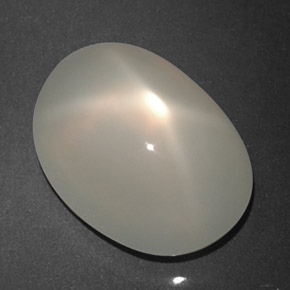 Star Moonstone Gemstone in 13.4 x 9.9 mm Size for Sale, Star Moonstone Stone in Milky White Color