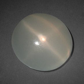 10.62 ct White Star Moonstone Stone, Natural Star Moonstone in Oval Cabochon Shape for Sale