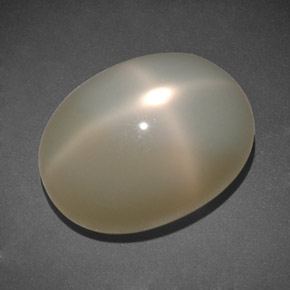 Star Moonstone Gemstone in 16 x 12 mm (calibrated) Size for Sale, Star Moonstone Stone in Milky White Color