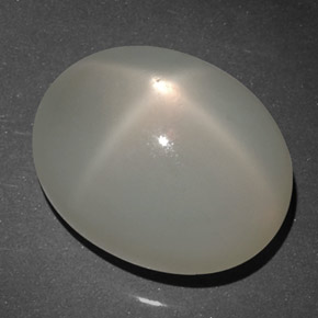 Star Moonstone Gemstone in 18 x 14.2 mm Size for Sale, Star Moonstone Stone in Cream Color
