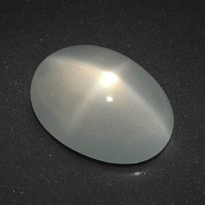 Star Moonstone Gemstone in 12.8 x 9.1 mm Size for Sale, Star Moonstone Stone in White Color