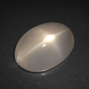 6.14 ct Orange Star Moonstone Stone, Natural Star Moonstone in Oval Cabochon Shape for Sale