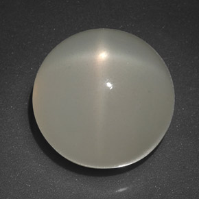 11.21 ct White Star Moonstone Stone, Natural Star Moonstone in Round Cabochon Shape for Sale