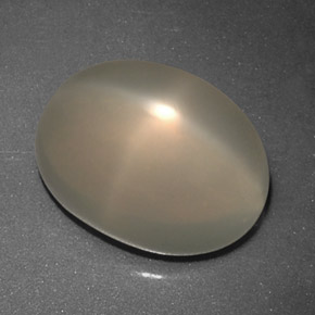 Star Moonstone Gemstone in 12.2 x 9.2 mm Size for Sale, Star Moonstone Stone in Orange Cream Color