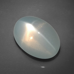 24.20 ct Cream Star Moonstone Gemstone, Star Moonstone Gem in Oval Cabochon Shape for Sale.