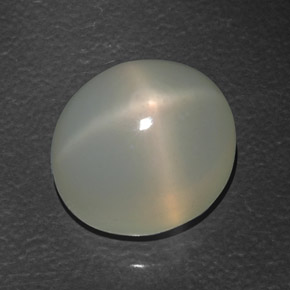 Star Moonstone Gemstone in 14.9 x 13.1 mm Size for Sale, Star Moonstone Stone in Cream Color