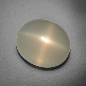 Star Moonstone Gemstone in 15 x 12.5 mm Size for Sale, Star Moonstone Stone in Cream Color
