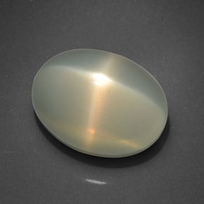 Star Moonstone Gemstone in 16 x 12 mm (calibrated) Size for Sale, Star Moonstone Stone in Cream Color