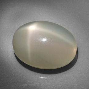 Star Moonstone Gemstone in 20 x 15 mm (calibrated) Size for Sale, Star Moonstone Stone in Cream Color