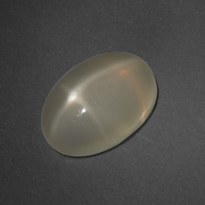 Star Moonstone Gemstone in 13.8 x 9.5 mm Size for Sale, Star Moonstone Stone in Cream Color