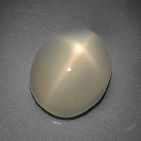 Star Moonstone Gemstone in 12 x 10 mm (calibrated) Size for Sale, Star Moonstone Stone in Cream Color