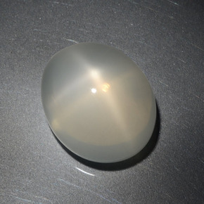 Star Moonstone Gemstone in 12 x 10 mm (calibrated) Size for Sale, Star Moonstone Stone in Milky White Color