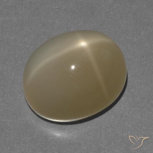 8.56ct Natural Brownish Orange Star Moonstone, Oval, Translucent