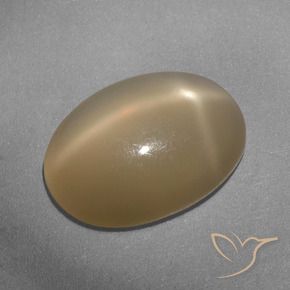 5.33 ct Orange Star Moonstone Stone, Natural Star Moonstone in Oval Cabochon Shape for Sale