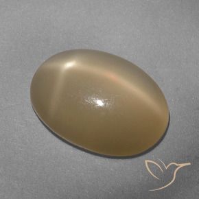 Star Moonstone Gemstone in 14 x 10 mm (calibrated) Size for Sale, Star Moonstone Stone in Medium-Dark Orange Color