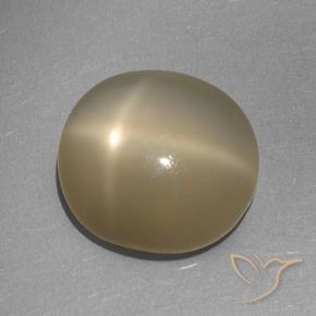 6.41 ct Orange Star Moonstone Stone, Natural Star Moonstone in Oval Cabochon Shape for Sale