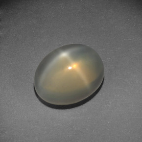Star Moonstone Gemstone in 10 x 8 mm (calibrated) Size for Sale, Star Moonstone Stone in Cream Color