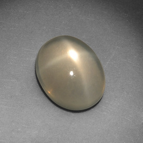 Star Moonstone Gemstone in 11 x 9 mm (calibrated) Size for Sale, Star Moonstone Stone in Cream Color