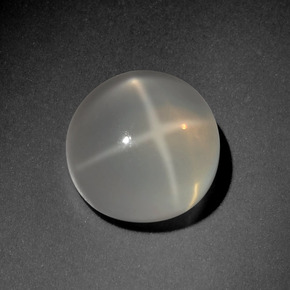 Star Moonstone Gemstone in 11 mm (calibrated) Size for Sale, Star Moonstone Stone in Cream Color
