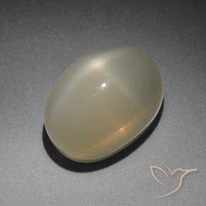 11.49 ct Brown Star Moonstone Stone, Natural Star Moonstone in Oval Cabochon Shape for Sale